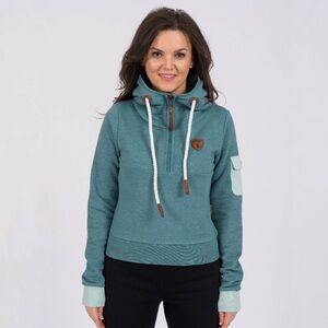 Wanakome | Neva Hoodie in Stormy Teal Size S *missing drawstring*